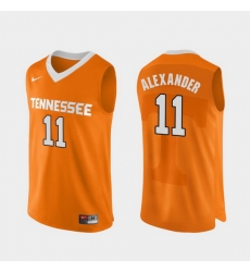 Men Tennessee Volunteers Kyle Alexander Orange Authentic Performace College Basketball Jersey Men Tennessee Volunteers Kyle Alexander Orange Authentic Performace College Basketball Jersey
