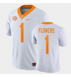 Men Tennessee Volunteers Trevon Flowers Game White College Football Jersey Men Tennessee Volunteers Trevon Flowers Game White College Football Jersey