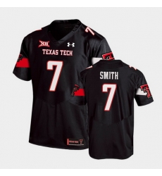 Men Texas Tech Red Raiders Donovan Smith Replica Black Football Team Jersey Men Texas Tech Red Raiders Donovan Smith Replica Black Football Team Jersey