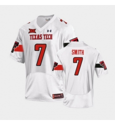 Men Texas Tech Red Raiders Donovan Smith Replica White Football Team Jersey Men Texas Tech Red Raiders Donovan Smith Replica White Football Team Jersey
