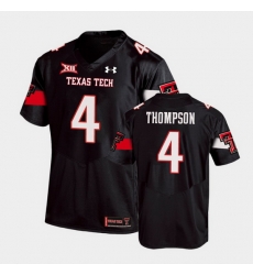 Men Texas Tech Red Raiders Sarodorick Thompson Replica Black Football Team Jersey Men Texas Tech Red Raiders Sarodorick Thompson Replica Black Football Team Jersey