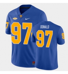 Men Pitt Panthers Aaron Donald College Football Royal Game Jersey Men Pitt Panthers Aaron Donald College Football Royal Game Jersey