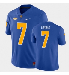 Men Pitt Panthers Dj Turner College Football Royal Game Jersey Men Pitt Panthers Dj Turner College Football Royal Game Jersey