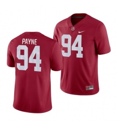 Alabama Crimson Tide Da'Ron Payne Men's Crimson Game Nike Jersey Alabama Crimson Tide Da'Ron Payne Men's Crimson Game Nike Jersey