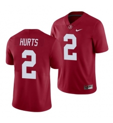 Alabama Crimson Tide Jalen Hurts 2 Crimson Limited Jersey Men's Alabama Crimson Tide Jalen Hurts 2 Crimson Limited Jersey Men's