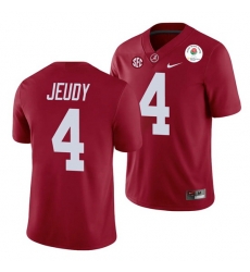 Alabama Crimson Tide Jerry Jeudy Crimson 2021 Rose Bowl College Football Jersey Alabama Crimson Tide Jerry Jeudy Crimson 2021 Rose Bowl College Football Jersey