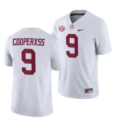 NCAA Football Alabama Crimson Tide Amari Cooper White 2019 Away History Player Jersey NCAA Football Alabama Crimson Tide Amari Cooper White 2019 Away History Player Jersey
