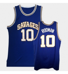 Men Dennis Rodman College Basketball Blue Jersey Men Dennis Rodman College Basketball Blue Jersey