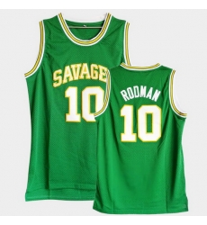 Men Dennis Rodman College Basketball Green Jersey Men Dennis Rodman College Basketball Green Jersey