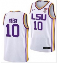 Men LSU Tigers Reese White Stitched NCAA Jersey Men LSU Tigers Reese White Stitched NCAA Jersey