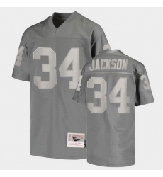 Men Las Vegas Raiders Bo Jackson Replica Charcoal Retired Player Jersey Men Las Vegas Raiders Bo Jackson Replica Charcoal Retired Player Jersey