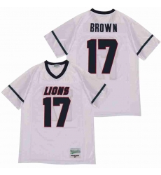 Men MARQUISE BROWN 17 HIGH SCHOOL FOOTBALL JERSEY white Men MARQUISE BROWN 17 HIGH SCHOOL FOOTBALL JERSEY white