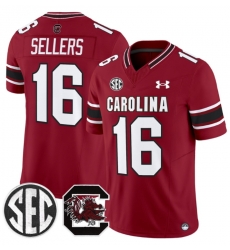 Men South Carolina Gamecocks LaNorris Sellers #16 2025 Vapor Limitd Jersey Red Men South Carolina Gamecocks LaNorris Sellers #16 2025 Vapor Limitd Jersey Red