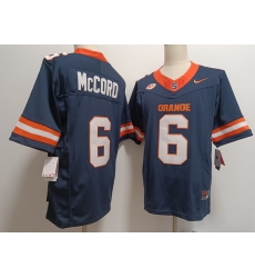 Syracuse Orange #6 Kyle McCord Navy F U S E Jersey Syracuse Orange #6 Kyle McCord Navy F U S E Jersey