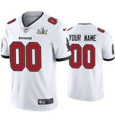Men Custom Buccaneers White Super Bowl Lv Vapor Limited Jersey Men Custom Buccaneers White Super Bowl Lv Vapor Limited Jersey