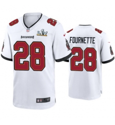 Men Leonard Fournette Buccaneers White Super Bowl Lv Game Jersey Men Leonard Fournette Buccaneers White Super Bowl Lv Game Jersey