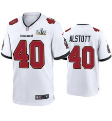 Men Mike Alstott Buccaneers White Super Bowl Lv Game Jersey Men Mike Alstott Buccaneers White Super Bowl Lv Game Jersey