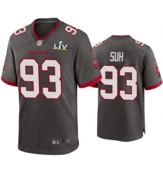 Men Ndamukong Suh Buccaneers Pewter Super Bowl Lv Game Jersey Men Ndamukong Suh Buccaneers Pewter Super Bowl Lv Game Jersey