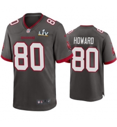 Men O.J. Howard Buccaneers Pewter Super Bowl Lv Game Jersey Men O.J. Howard Buccaneers Pewter Super Bowl Lv Game Jersey