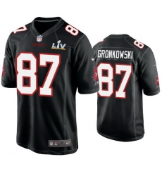 Men Rob Gronkowski Buccaneers Black Super Bowl Lv Game Fashion Jersey Men Rob Gronkowski Buccaneers Black Super Bowl Lv Game Fashion Jersey