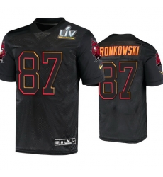 Men Rob Gronkowski Tampa Bay Buccaneers Black Super Bowl Lv Jersey Men Rob Gronkowski Tampa Bay Buccaneers Black Super Bowl Lv Jersey