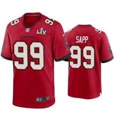 Men Warren Sapp Buccaneers Red Super Bowl Lv Game Jersey Men Warren Sapp Buccaneers Red Super Bowl Lv Game Jersey