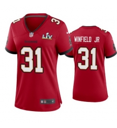 Women Antoine Winfield Jr. Buccaneers Red Super Bowl Lv Game Jersey Women Antoine Winfield Jr. Buccaneers Red Super Bowl Lv Game Jersey