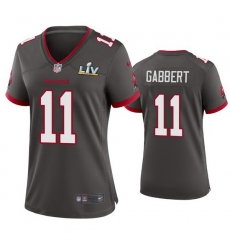 Women Blaine Gabbert Buccaneers Pewter Super Bowl Lv Game Jersey Women Blaine Gabbert Buccaneers Pewter Super Bowl Lv Game Jersey