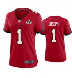 Women Greg Joseph Buccaneers Red Super Bowl Lv Game Jersey Women Greg Joseph Buccaneers Red Super Bowl Lv Game Jersey