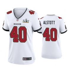 Women Mike Alstott Buccaneers White Super Bowl Lv Game Jersey Women Mike Alstott Buccaneers White Super Bowl Lv Game Jersey