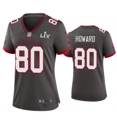 Women O.J. Howard Buccaneers Pewter Super Bowl Lv Game Jersey Women O.J. Howard Buccaneers Pewter Super Bowl Lv Game Jersey
