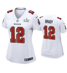 Women Tom Brady Buccaneers White Super Bowl Lv Game Fashion Jersey Women Tom Brady Buccaneers White Super Bowl Lv Game Fashion Jersey