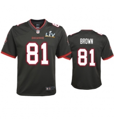 Youth Antonio Brown Buccaneers Pewter Super Bowl Lv Game Jersey Youth Antonio Brown Buccaneers Pewter Super Bowl Lv Game Jersey