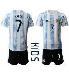 Kids Argentina Short Soccer Jerseys 025 Kids Argentina Short Soccer Jerseys 025