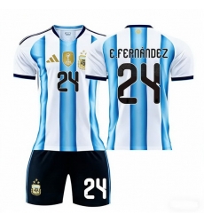 2026 FIFA World Cup Argentina Soccer Home Jersey #24 Enzo Fernandez