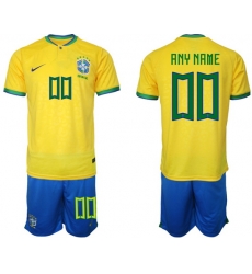 Men FIFA 2022 Brazil Soccer Jersey Customized 010 Men FIFA 2022 Brazil Soccer Jersey Customized 010