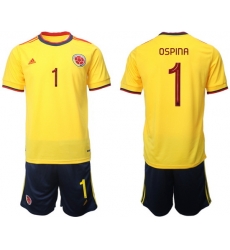 Colombia 2022 World Cup Soccer Jersey #1 OSPINA Colombia 2022 World Cup Soccer Jersey #1 OSPINA