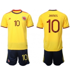 Colombia 2022 World Cup Soccer Jersey #10 JAMES Colombia 2022 World Cup Soccer Jersey #10 JAMES