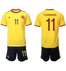 Colombia 2022 World Cup Soccer Jersey #11 CUADRADO Colombia 2022 World Cup Soccer Jersey #11 CUADRADO
