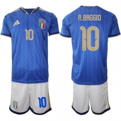 Italy Home Blue Soccer Jersey 0013