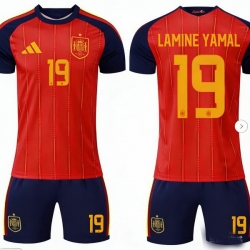 2026 FIFA World Cup Spain Soccer Home Jersey #19