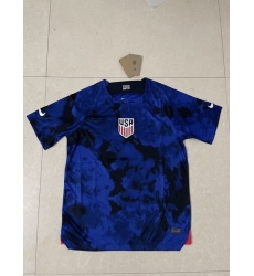 Men US 2022 FIFA Soccer Jersey Blue 005 Men US 2022 FIFA Soccer Jersey Blue 005