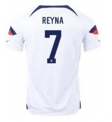 Men US 2022 FIFA Soccer Jersey White 016 Men US 2022 FIFA Soccer Jersey White 016