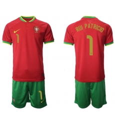 Portugal 2022 World Cup Soccer Jersey #1 RUI PATRICIO RED Portugal 2022 World Cup Soccer Jersey #1 RUI PATRICIO RED