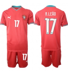 Portugal 2026 FIFA World Cup Soccer Jersey Red #17 R.LEAO Portugal 2026 FIFA World Cup Soccer Jersey Red #17 R.LEAO