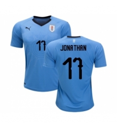 Uruguay #17 Jonathan Home Soccer Country Jersey Uruguay #17 Jonathan Home Soccer Country Jersey