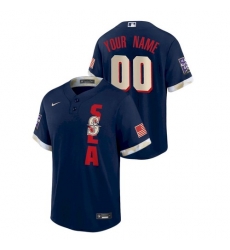 Men's Seattle Mariners Custom #00 Navy 2021 MLB All-Star Game Jersey Men's Seattle Mariners Custom #00 Navy 2021 MLB All-Star Game Jersey