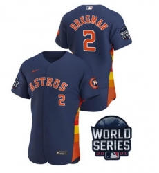 Men Houston Astros 2 Alex Bregman 2021 Navy World Series Flex Base Stitched Baseball Jersey Men Houston Astros 2 Alex Bregman 2021 Navy World Series Flex Base Stitched Baseball Jersey