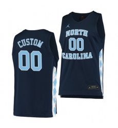 North Carolina Tar Heels Custom Navy Alternate Men Jersey North Carolina Tar Heels Custom Navy Alternate Men Jersey