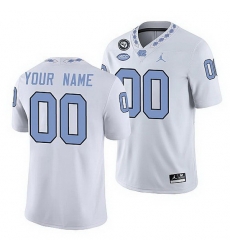 North Carolina Tar Heels Custom White Game Football Replica Jersey North Carolina Tar Heels Custom White Game Football Replica Jersey